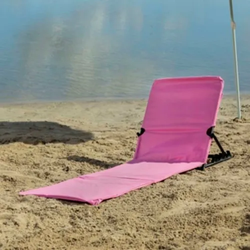 Haushalt International Strandliege klappbar in Pink in pink von Haushalt International