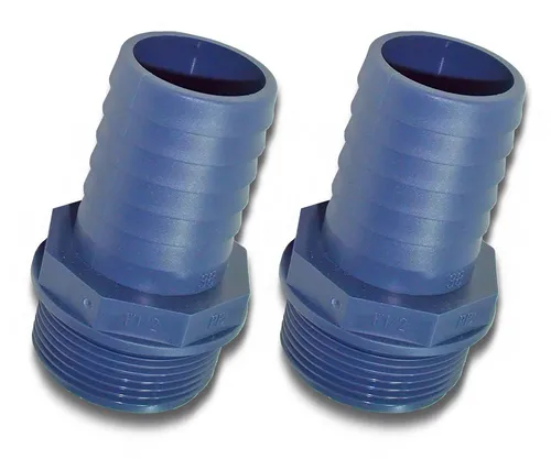 Stück Anschlusstülle Ø 38mm | 1 ½ Zoll AG Pool Pumpenanschluss Schlauchtülle 2
