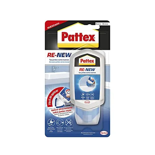 Pattex 2045060 Re-New Silikon, Weiß