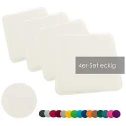 heimtexland Sitzkissen Filz - Abwaschbare Sitzauflage für drinnen und draußen - Kissen für Indoor & Outdoor, bequem und robust, ideal für jeden Sitzplatz.