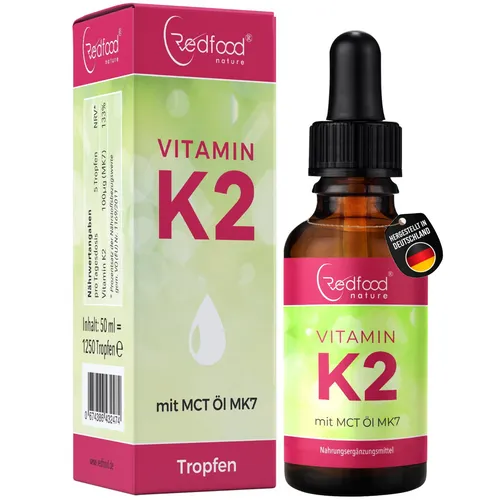 Vitamin K2 ⭐Aktion⭐ 1250 Tropfen 50 ml • Premium Gnosis Vita MK7 All Trans