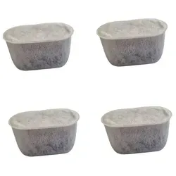 Unimat Aktivkohlefilter Unimat Aktivkohlefilter 4er Set, geeignet für Kaffeemaschinen von Beem, Domo, AEG weiß