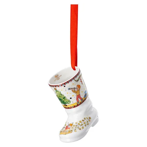 Hutschenreuther Porzellanstiefel Weihnachtsstiefel 2024 von Hutschenreuther