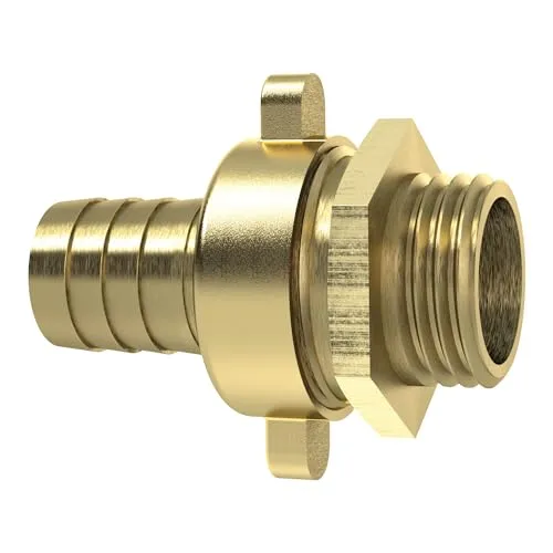 Riegler 3/3 Standrohrverschraubung, G 1 1/4 AG x 32 mm - Druckluftzubehör, flachdichtend und leicht, ideal für zuverlässige Verbindungen im Druckluftsystem.
