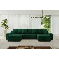 ALTDECOR Wohnlandschaft ENIL-U in grün von ALTDECOR