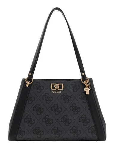 Guess Schultertasche Logo Girlfriend Carryall - Moderne GUESS Schultertasche mit durchdachter Innenaufteilung. Geräumiges Hauptfach und stilvolles Design bieten Platz für alle Essentials. Ideal für den Alltag oder besondere Anlässe.