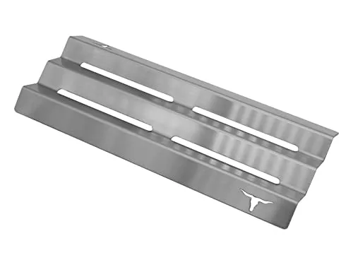 Kette´s Grillzubehör Brennerabdeckung,Edelstahl Aromaschienen ähnlich Flavorizer Bars Flammbleche (Napoleon Lex/Le 420mm)