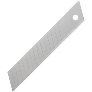 Wolfcraft Cuttermesser-Klingen Abbrechklinge, 18mm aus Stahl, 5 Stück