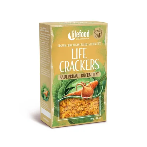 Life Crackers - Sauerkraut Buchweizen 90g | LIFEFOOD
