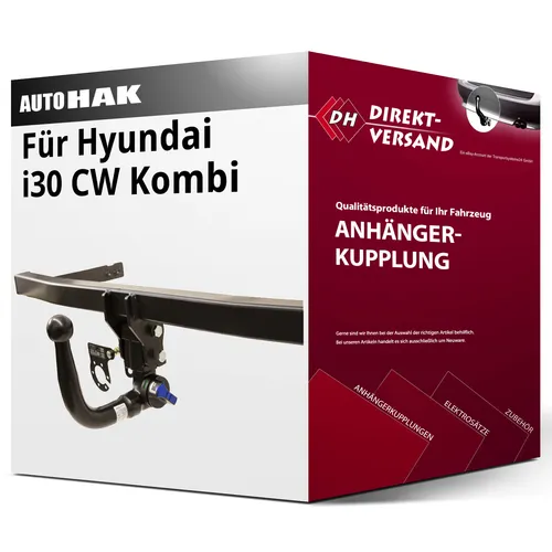 Produktbild Hyundai i30 CW Kombi Anhängerkupplung von Auto Hak, vertikal abnehmbar