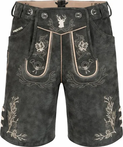 Produktbild PAULGOS Herren Trachten Lederhose Kurz HK3