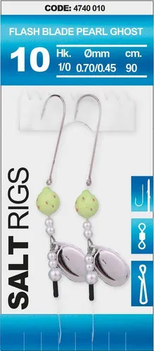 Spro Brandungsvorfach 10 Salt Rig Blade Pearl Ghost