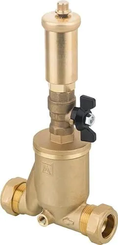 Solar-Luftabscheiderkombination mit Kugelhahn bis max 150°C - Sonstige, effiziente Luftabscheidung und Temperaturbeständigkeit bis 150°C für optimale Solaranlagenleistung.