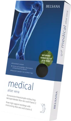 Belsana med aloe AD Kompressionsstrumpf Größe M 36-38 beige von BELSANA