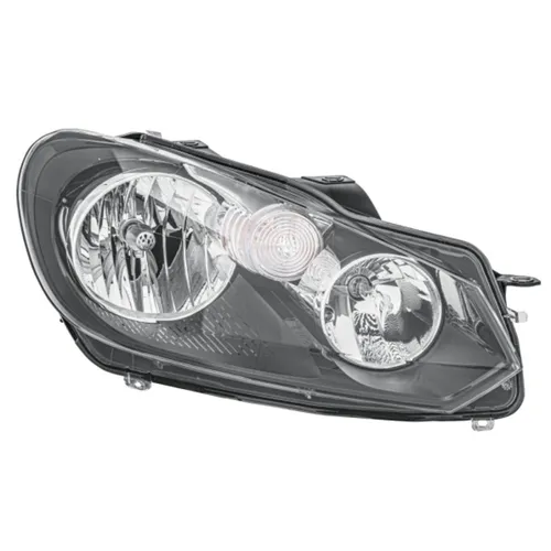 HELLA 1EG 009 901-221 Halogen Hauptscheinwerfer - Frontscheinwerfer für VW Golf VI, mit 5 Leuchtefunktionen und Erstausrüster-Qualität für optimale Sicht beim Fahren.
