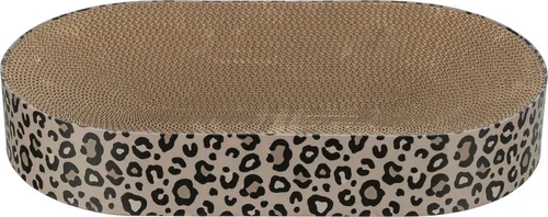 TRIXIE Kratzbett Leo - braun - 63 x 10 x 35 cm für Katzen - Katzenmöbel aus stabiler Kratzpappe, ideal zum Kratzen und Spielen. Fördert die natürliche Kratzgewohnheit Ihrer Katze und sorgt für Spaß und Entspannung.