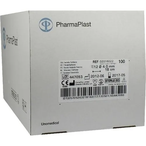 Produktbild KATHETER Frau Ch 12 18 cm 2seit.Aug.geschl.Sp. 100 St.