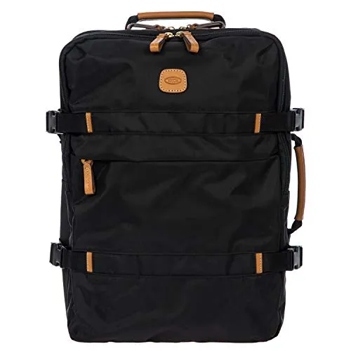 Rucksack X-Travel - Geräumiger Laptop-Rucksack aus leichtgewichtigem, wasserabweisendem Nylon, ideal für Kurztrips und mit vielen Fächern ausgestattet