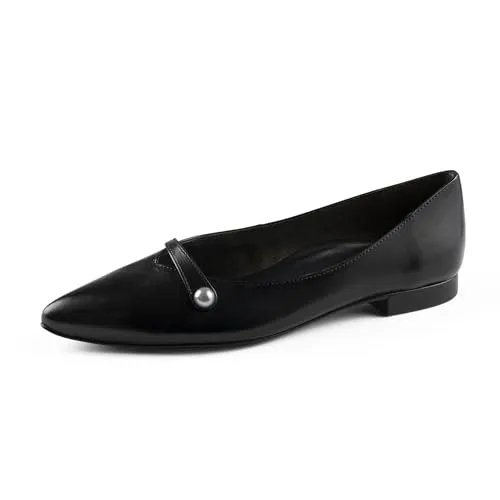 Paul Green Damen Ballerinas - Elegante flache Ballerinas aus Leder mit TPU-Sohle, ideal für stilvolle Anlässe oder den Alltag. Perfekt für Damen, die Komfort und Chic vereinen möchten.