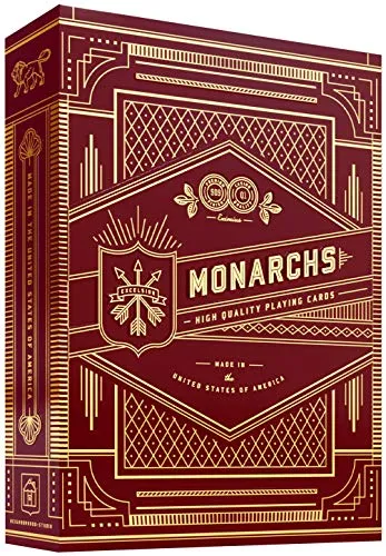theory11 Monarchs Playing Cards Red