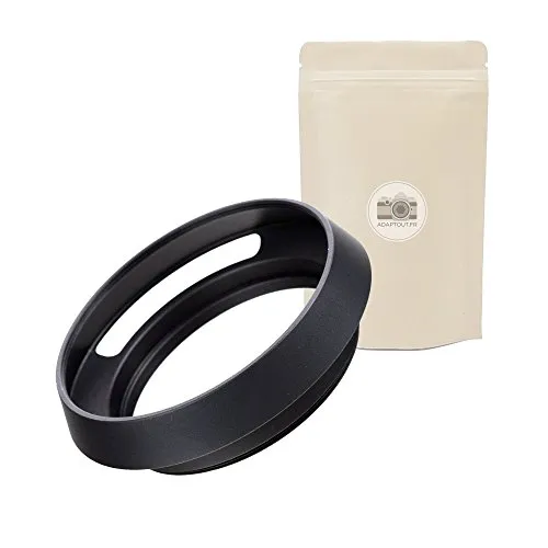 1x 37mm schwarz Metallgefächerte Gegenlichtblende für 37mm Objektiv