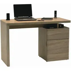 Jahnke Schreibtisch CU-LIBRE 120 - Kinderschreibtisch mit platzsparendem Design, bietet Stauraum durch eine Schublade und eine Tür, ideal für kleine Räume und kreatives Arbeiten.