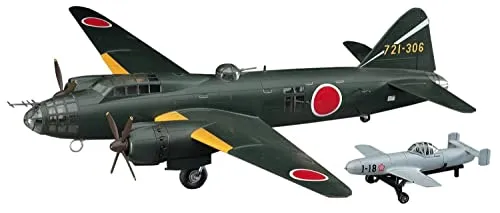 Hasegawa HAS E20 - Mits. G4M2E T.1 (Betty) Model 24 with MXYZ Ohka Model 11 IJN, Militär, Grün