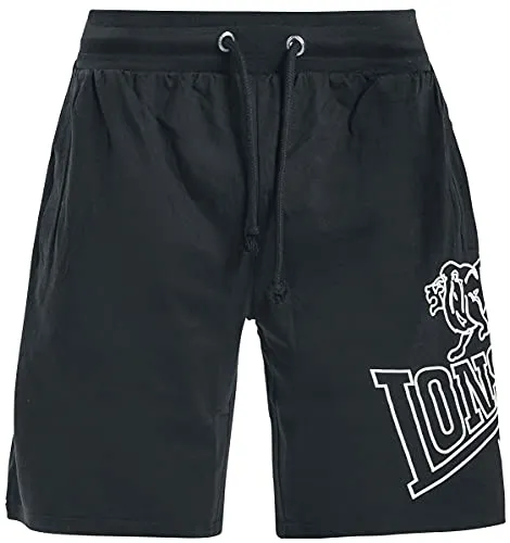 Lonsdale London Chilley Männer Short schwarz M - Streetwear Shorts aus 60% Baumwolle und 40% Polyester, ideal für lässige Outfits und komfortable Bewegungsfreiheit.