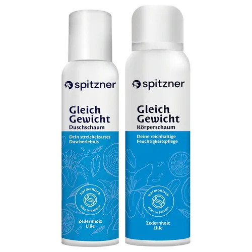 Spitzner Körperpflege-Set GleichGewicht, 2-tlg., 1x Duschschaum 1x Körperschaum