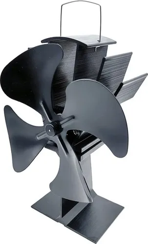 Rowi Ofenventilator stromlos 22 x 16 x 9 cm schwarz