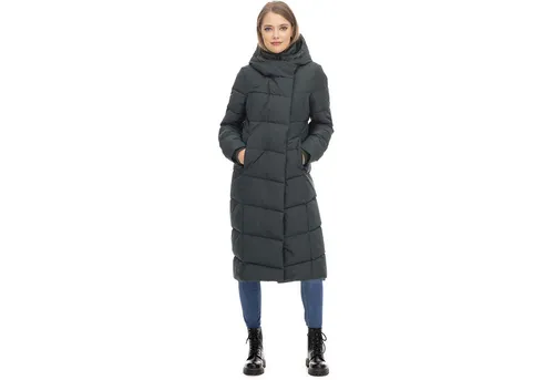 Ragwear PAVLA LONG Damen Mantel - Stylischer Damen-Parka, wasserdicht und mit komfortablem Stehkragen, ideal für kalte Tage. 100% vegan und hochwertig verarbeitet.
