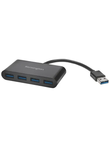 Kensington UH4000 USB 3.0 4-Port Hub, schwarz USB-Hubs - 4 - Schwarz