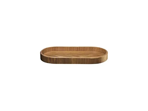 ASA Wood Ovales Tablett aus Weidenholz in der Farbe Natur, Maße: 23cm x 11cm x 2cm, 53697970, Brown