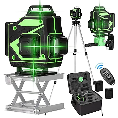 Kreuzlinienlaser 4x360° mit Stativ und Fernbedienung