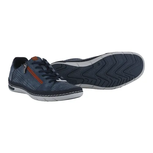 Bugatti Sneaker Dunkelblau - Größe 41 - Trendige Herren-Sneaker in dunkelblau mit Schnürverschluss. Bequem und vielseitig, ideal für jeden Anlass.