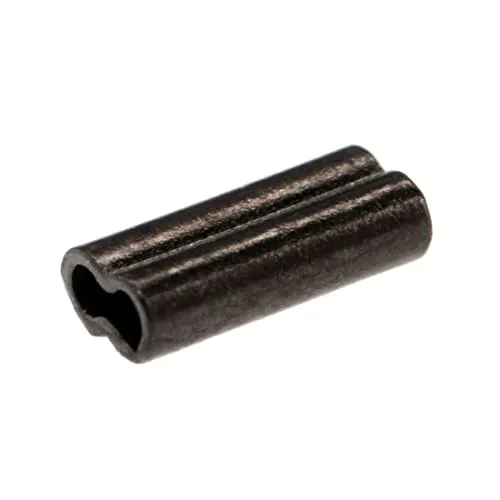 Generic 20 x Mikado Doppel Klemmhülsen Quetschhülsen erhältlich in Ø0,6mm - Ø0,7mm - Ø0,9mm (Ø 0,7mm)