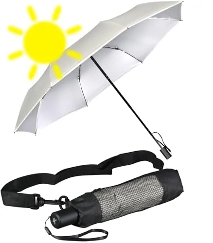 iX-brella City Trekking Sonnen-Regenschirm in grau von iX-brella