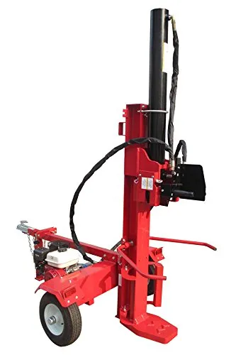 Varan Motors NEPLS-03 Senkrechter Holzspalter 6.5CV - Holzspalter mit 26 Tonnen Druck, ideal für große Holzscheite bis 105 cm, leistungsstark mit 4800 W für effizientes Spalten.