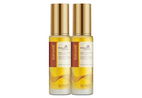 Karseell Haaröl Maca Essence Öl für Trockenes Haar - Luxuriöses Haaröl mit Arganöl und Avocadoöl zur intensiven Pflege für trockenes Haar. Die leichte Textur sorgt für Geschmeidigkeit und Glanz, ohne zu fetten. Ideal für die tägliche Haar- und Hautpflege.