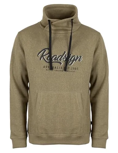 ROADSIGN australia Herren Sweatshirt meliertes Tube für gemütliche Stunden mit modernem Twist beige, L