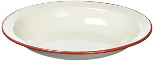 Ibili Bordeaux Tiefe Ovale Servierplatte – Porzellan, Weiß, 32 x 25 cm