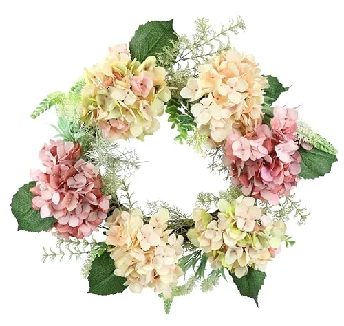Produktbild Kunstkranz Hortensie von I.GE.A., Höhe 10 cm