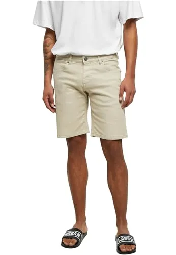 Urban Classics Herren Shorts Relaxed Fit Jeans Shorts raw Washed 36