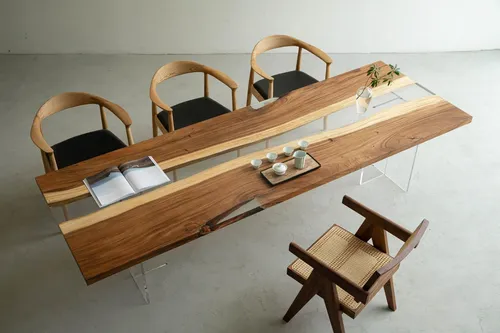 Esstisch River Table Massiv 220x80 – Einzigartiger Flusstisch - Moderner Esstisch aus hochwertigem Holz mit einzigartigem Epoxidharz-Design. Ideal für bis zu 6 Personen, bringt Stil und Funktionalität in Ihr Esszimmer.