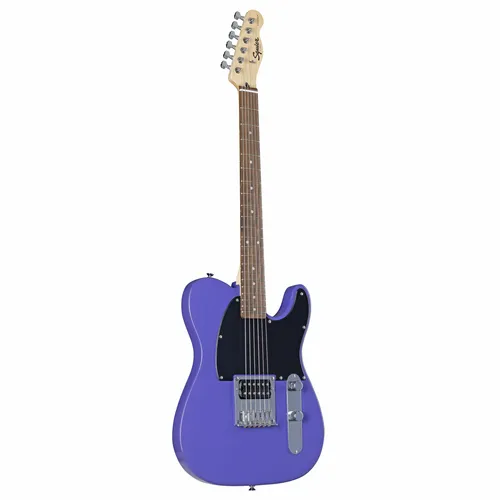 Squier Sonic Esquire Ultraviolet - E-Gitarre mit Pappel-Korpus und 1x Ceramic Humbucker, ideal für kreative Musiker und beeindruckenden Sound