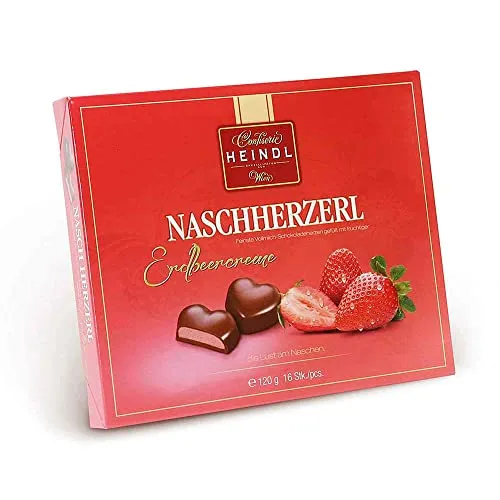 Heindl Nasch Herzerl Erdbeer - 120g