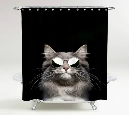 Duschvorhänge Schwarz von Sanilo