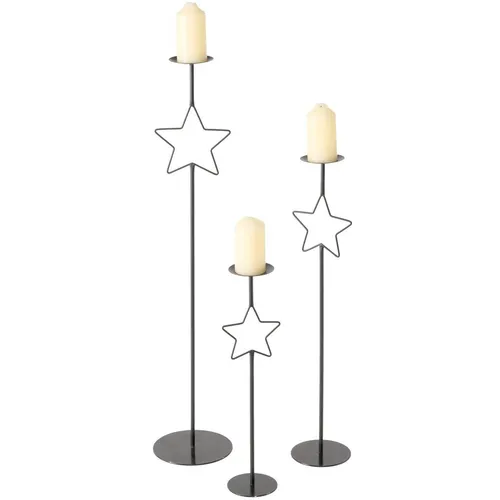 BOLTZE Kerzenständer Schwarz von BOLTZE