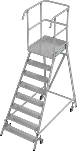 Produktbild Krause 821065 Aluminium Podestleiter fahrbar