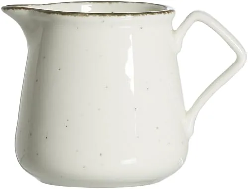 Ritzenhoff & Breker Krug Casa, 330 ml, Servierkrug im Vintage-Look, Mix & Match-Geschirr, Spülmaschinenfest & Mikrowellengeeignet, Porzellan, Creme
